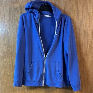 Forever 21 Large Women’s Blue Zip-Up Jacket